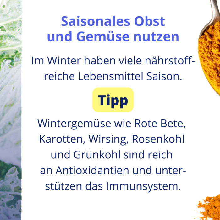 Ernährungstipp Winter