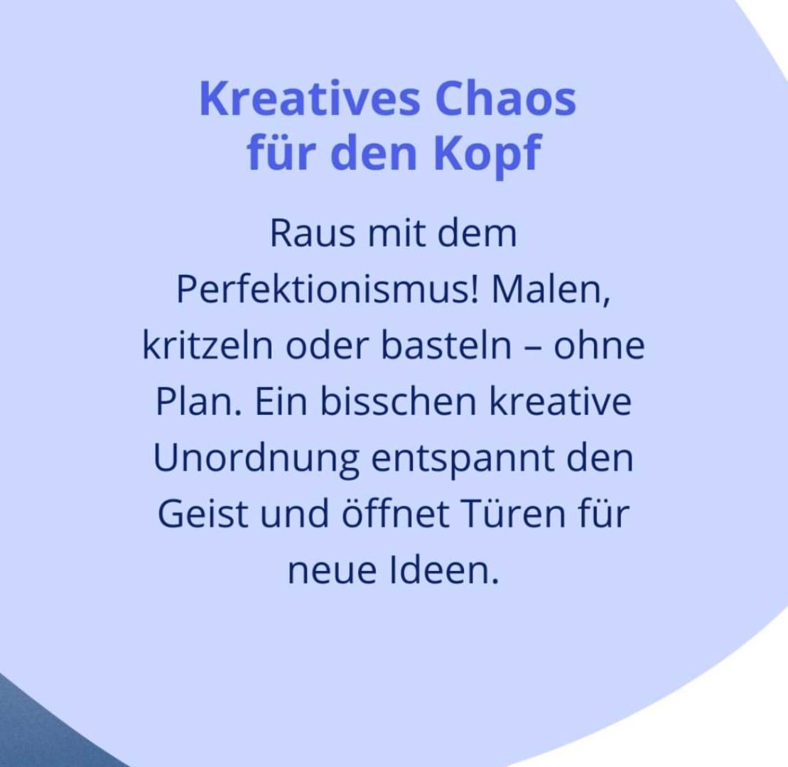 Kreatives Chaos im Kopf
