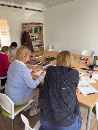 Bild zeigt in der KPS die Kreativtherapie